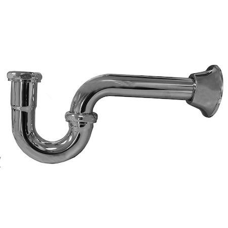 Jones Stephens 1-1/4in. Chrome Plated Brass P-Trap 17 Gauge P38150